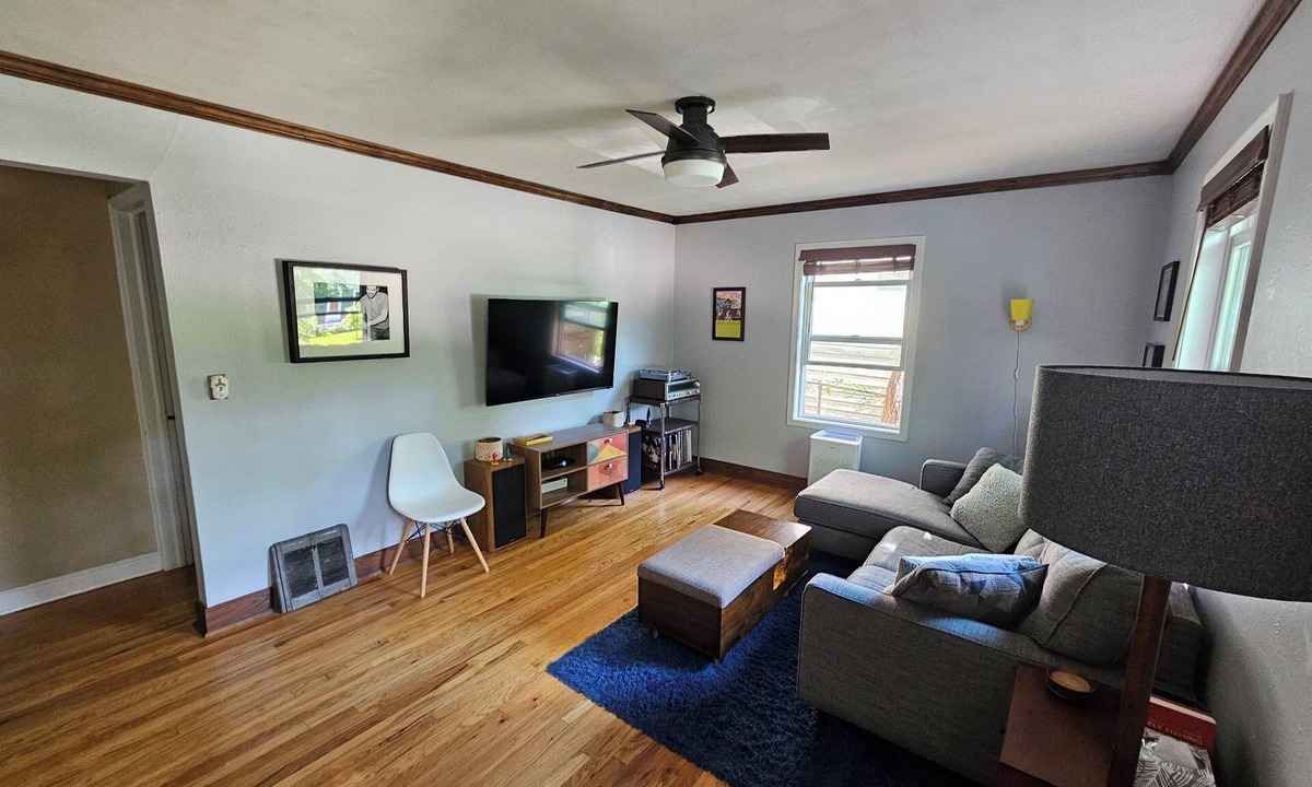 Aksarben - Elmwood Park House | 2-bedroom home w/deck, private backyard, and outdoor fireplace.