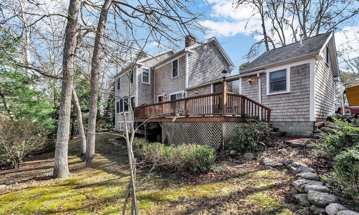 West Yarmouth House | 4BR Coastal Retreat Walk to Beach, Deck & BBQ Sleeps 12 Near Ocean Backyard Deck