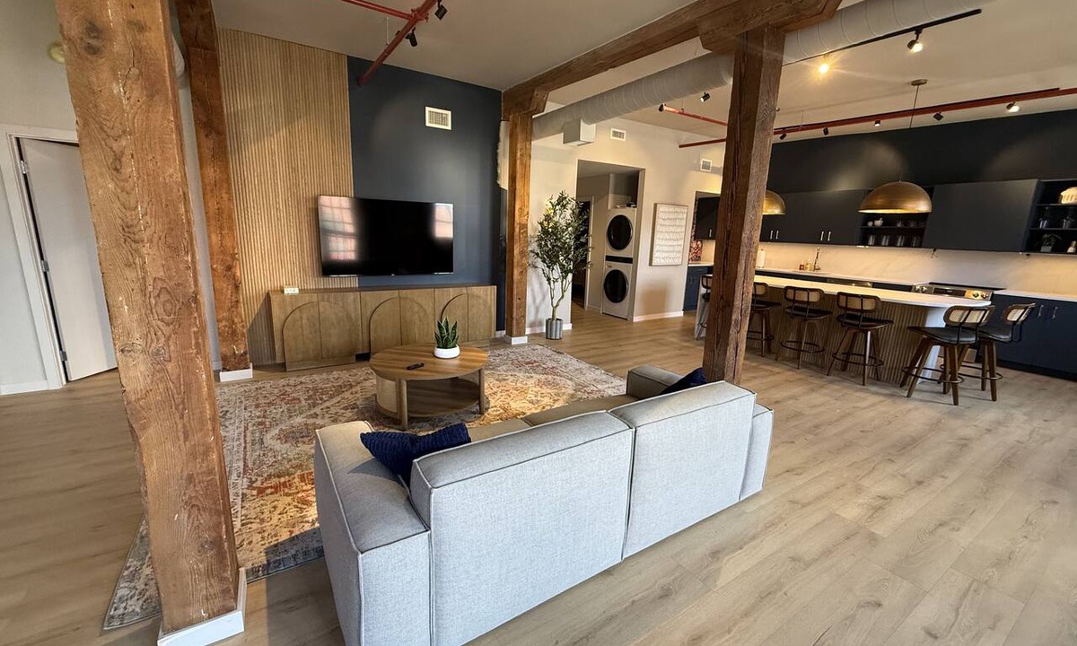 Canal Park Condo | Aerial Loft West | The Brix | Luxe Loft in Canal Park