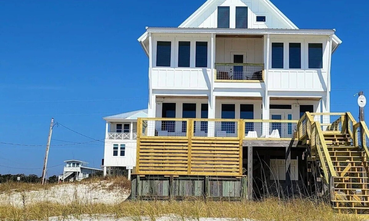Surf Side Shores House | Beachfront at The Salty Pelican, Sleeps 16, Plunge Pool, Fort Morgan Beach