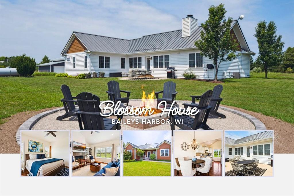 Baileys Harbor House | Blossom House- Private 5-Acre Door County Retreat