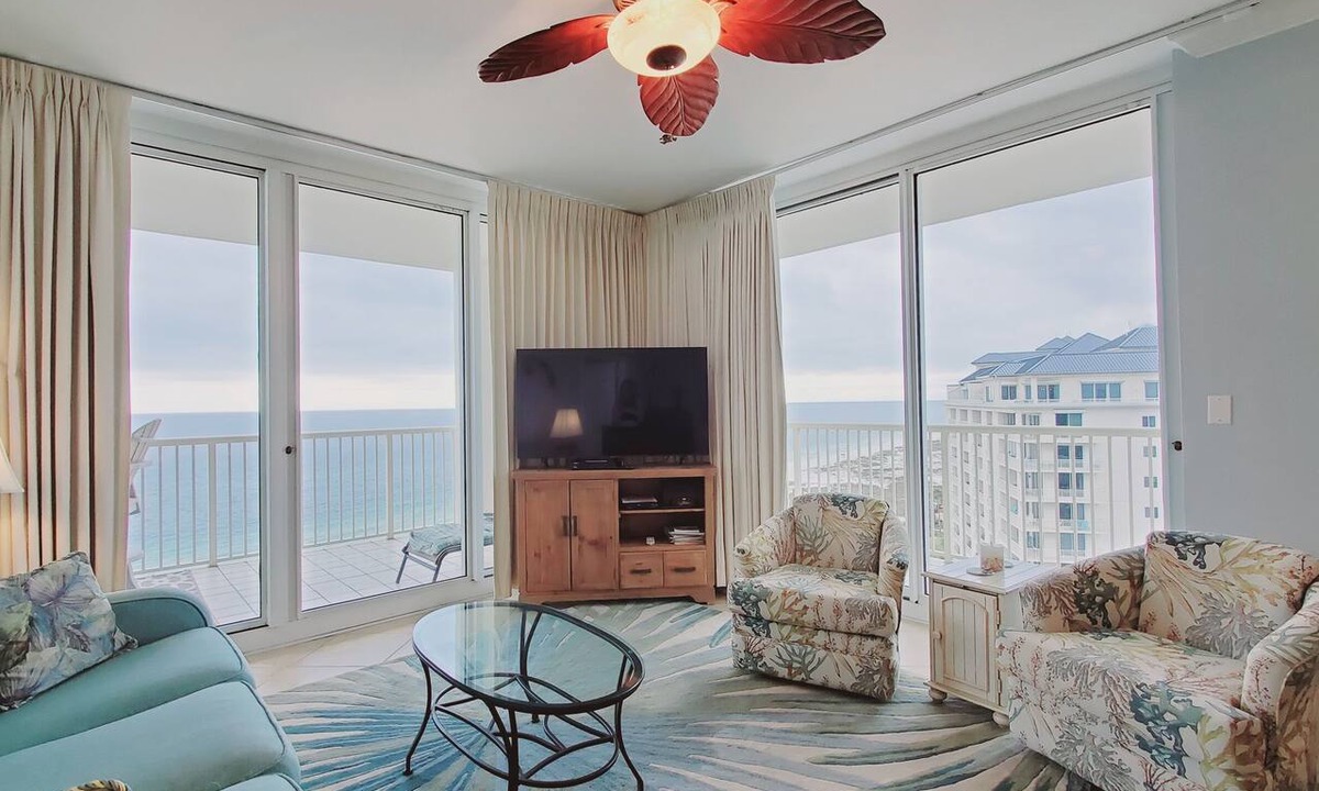 Fort Morgan Condo | Bristol 1510 Corner Condo-King/King/Queen/Sofa Sleeper Sweeping Gulf Views-WIFI