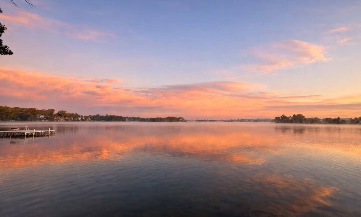 Browns Lake House | Deck + Fire Pit, Walk to Browns Lake Private Beach, Game Room, Near Lake Geneva