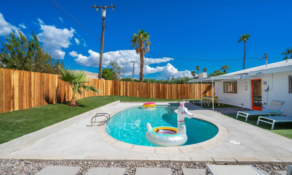 Desert Hot Springs House | Desert Pool Home w/Private Pool, Game Room & Fenced Yard, Sleeps 8