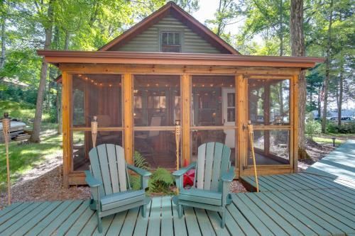 St Germain House | Dock, Lake & Beach Access! St Germain Duplex Cabin