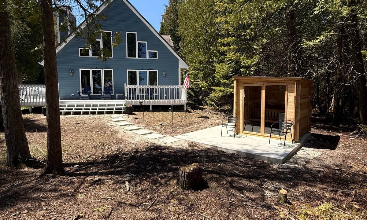 Baileys Harbor House | Door County Retreat Near Baileys Harbor and Sister Bay with Sauna and Shoreline