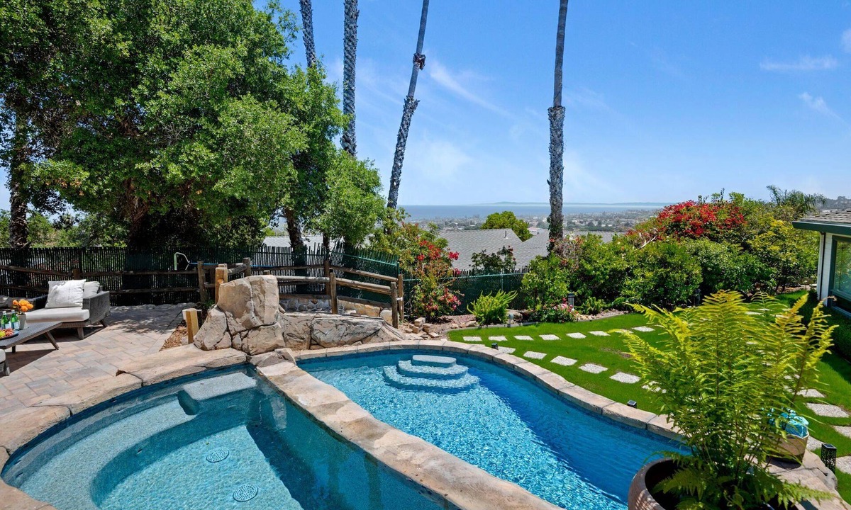Lower Riviera House | Elevated and Chic Riviera Home with Stunning City & Ocean Views!
