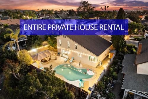 Rancho Penasquitos House | Entire Private House with Garage, Pool, King Bed, Gated Yard, 4 Bedrooms 2 Bathrooms, in Rancho Penasquitos, Available Now