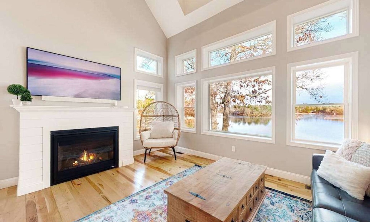 West Wareham House | Fantastic lakefront home with firepit, game room, fireplace & W/D, dog-friendly