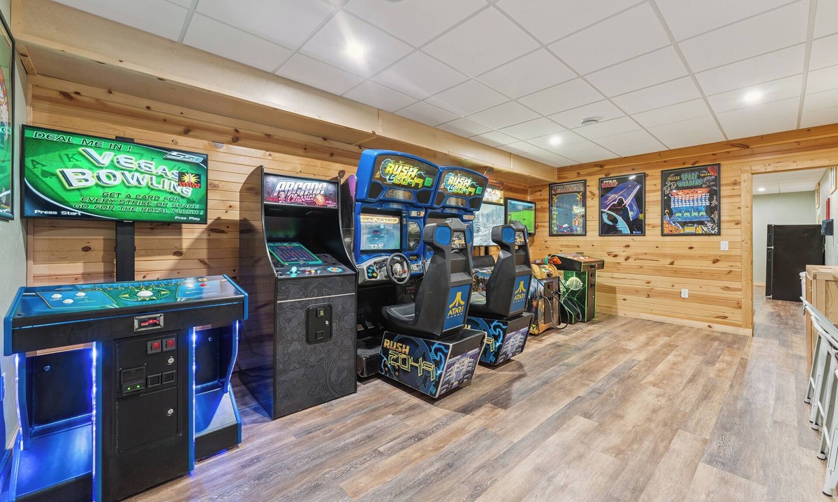 Spring Brook House | First Class" BIG MOMMA"- 24 Person/12 Bed/4 bath-Arcade-Large Private Backyard