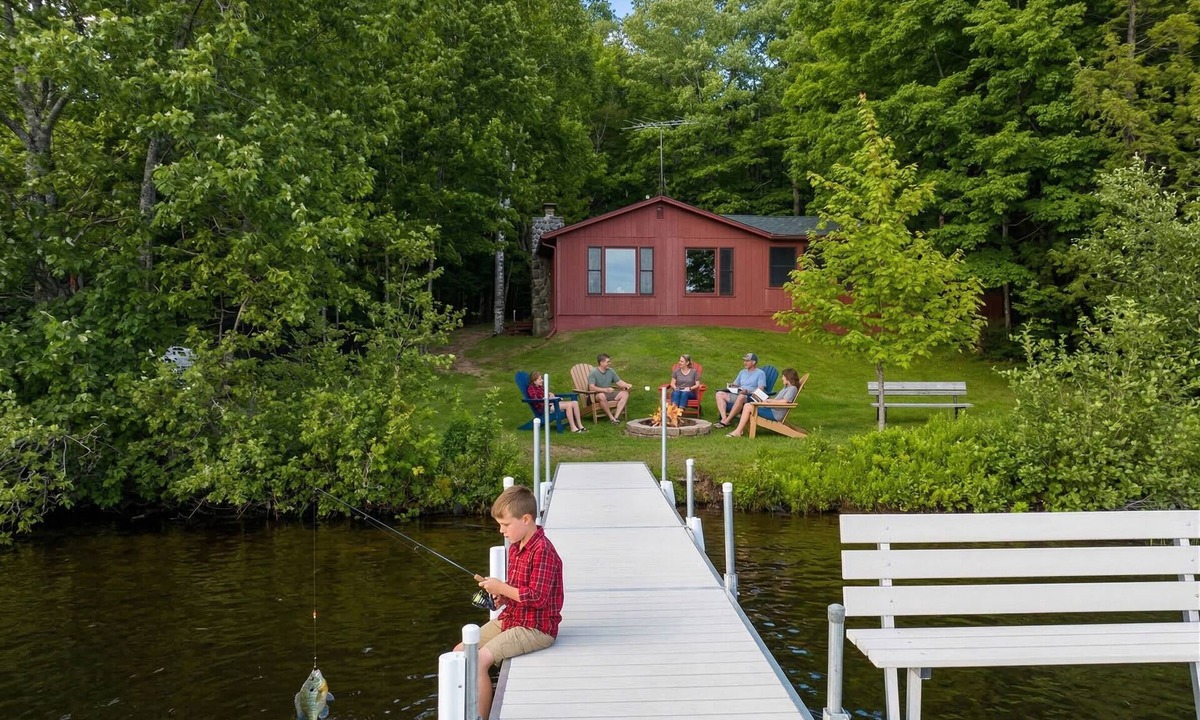 Hayward Cabin | Get away from it all at Tranquility on beautiful Teal Lake "the Quiet Lake"