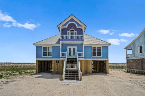 Audubon Place House | Gulf front home with private dune walk over internet & washer & dryer