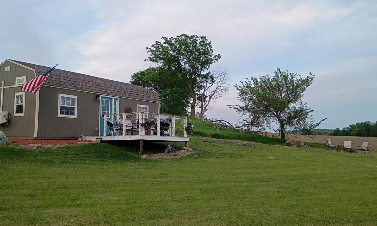 Pelican Rapids Cabin | Hallaway Hideaway our tiny home getaway in prime lakes country of Minnesota.