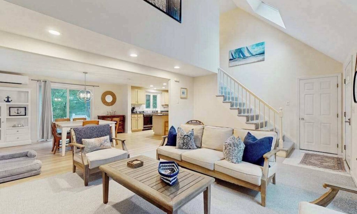 East Falmouth House | Inviting dog-friendly home with furnished deck & firepit, near golf