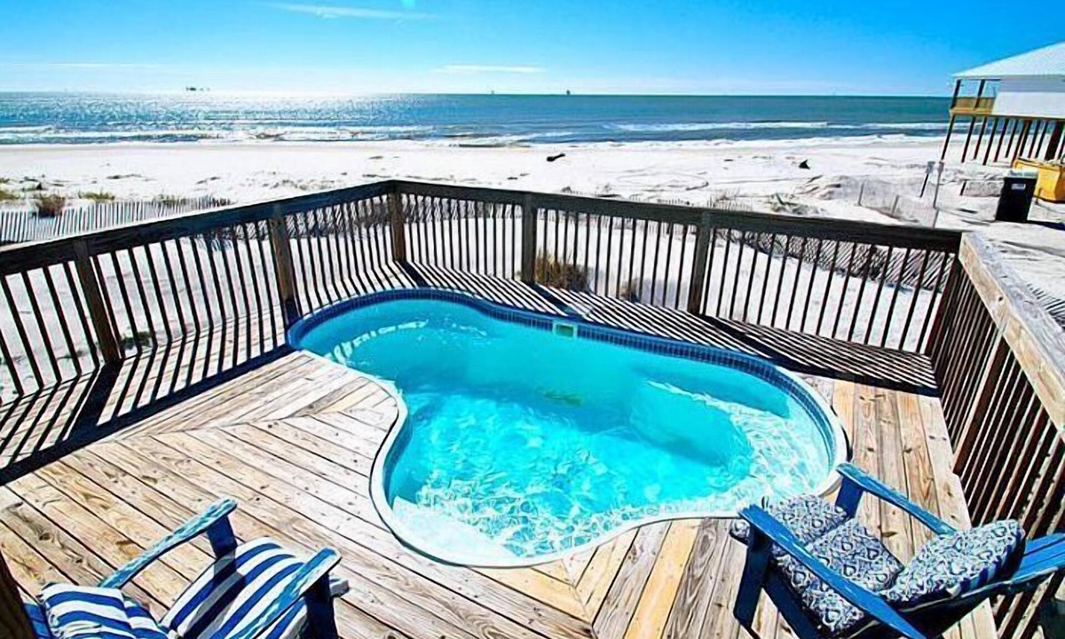 Dauphin Island House | Island Time II - Gulf-view Beach House with Heated Pool Pet-friendly