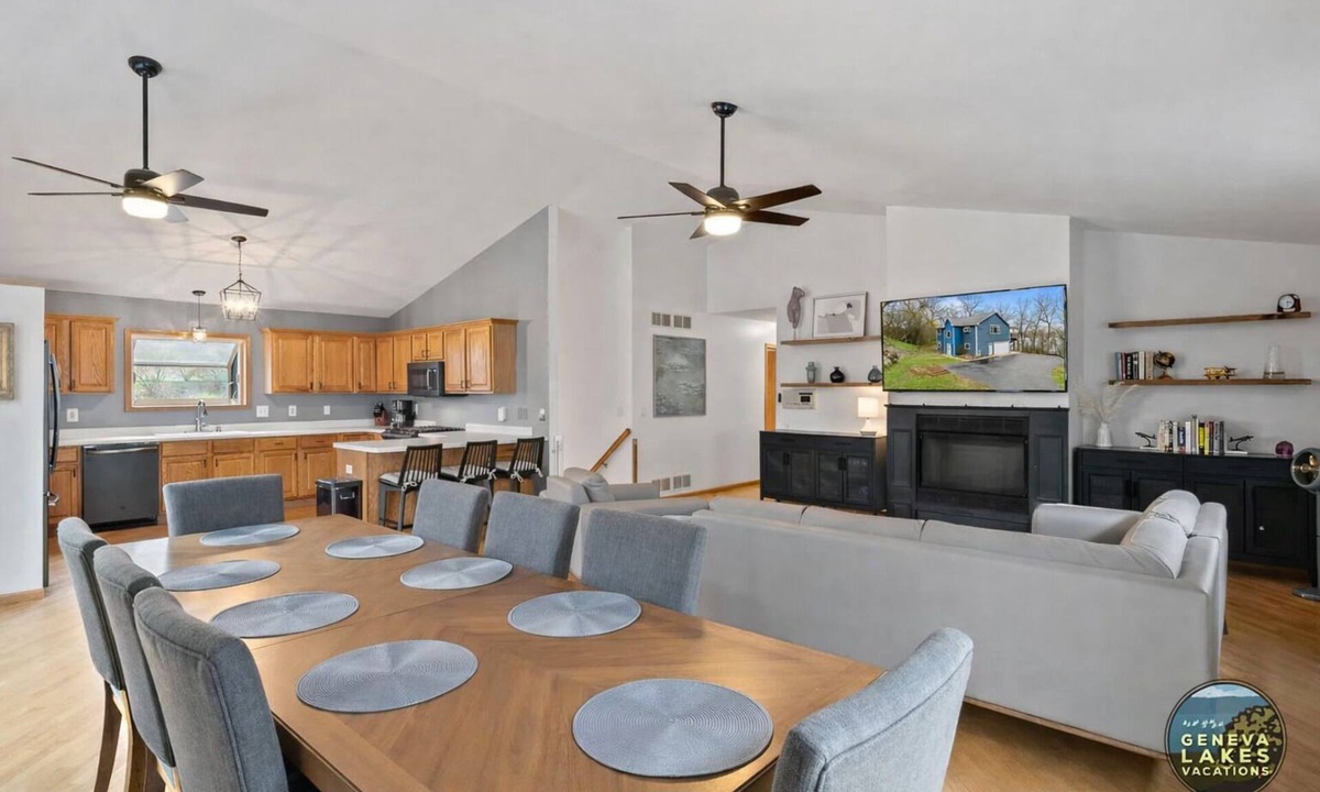 Twin Lakes House | Lake Access Big Blue Lakehouse Pier, Game Room, Boat Parking & A+ Views