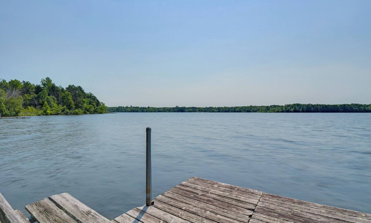Minong House | Lake Access & Private Dock: Brand New Minong Home