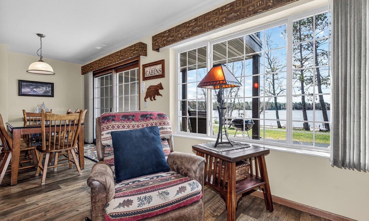Eagle River Condo | Lake front 2-bedroom on Eagle River Chain of Lakes with indoor pool and jacuzzi!