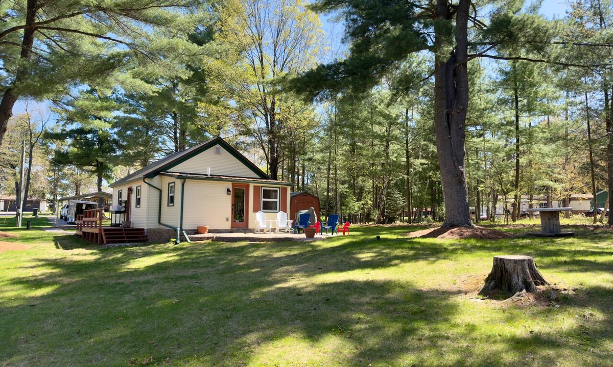 Chetek House | LAKEFRONT-PRIVATE DOCK Modern 2BR "Sunset Deck" at Chetek, Sleeps 6