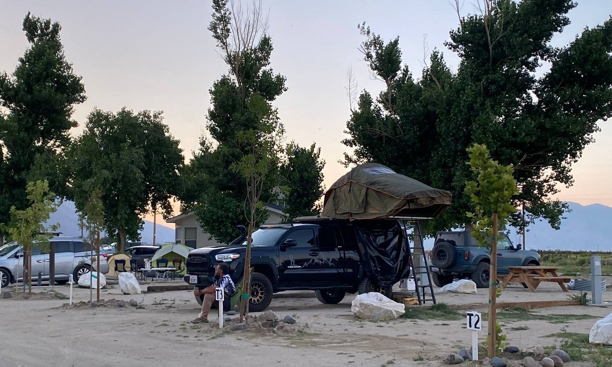 Olancha RV Rental | Lakeside Tent Site#1 Death Valley Passageway