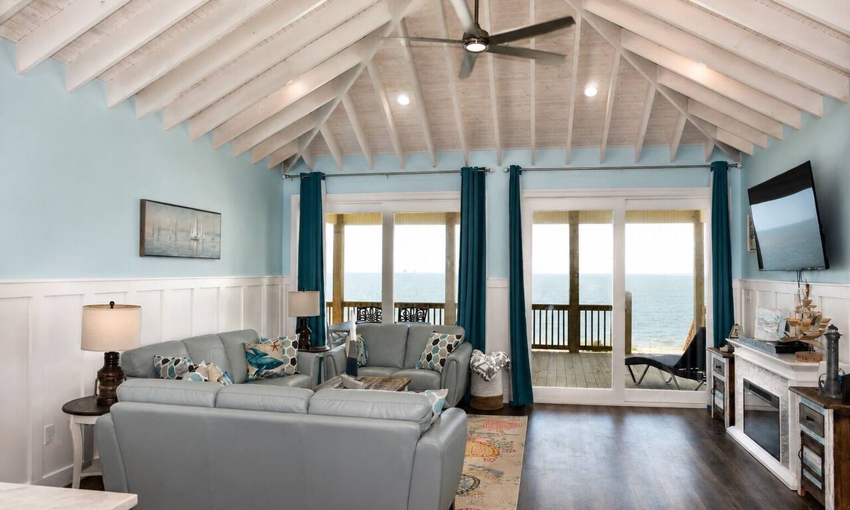 Audubon Place House | Lighthouse View | located gulf front in a private gated community.