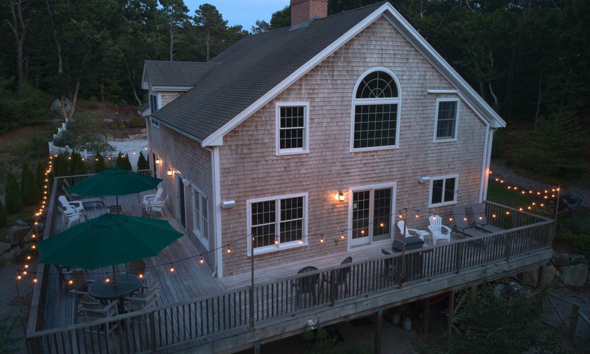 West Brewster House | Located in an idyllic wooded neighborhood in Brewster