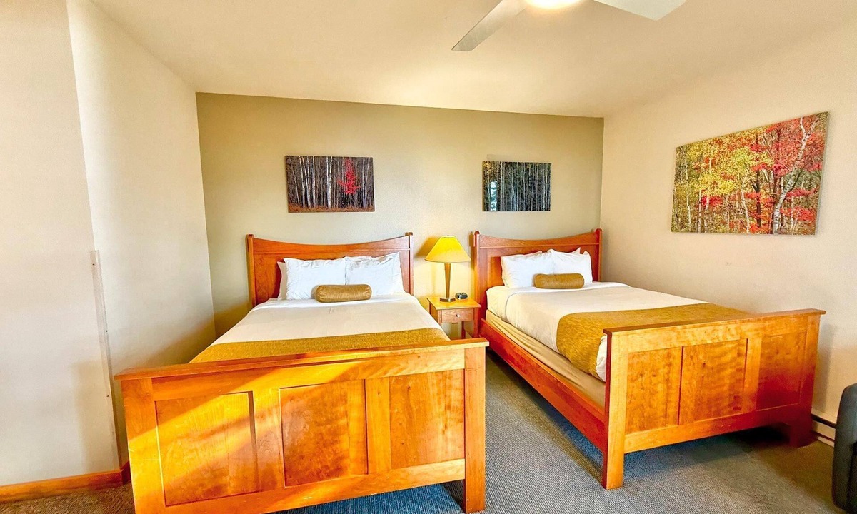 Lutsen Condo | Located on Lake Superior, this guestroom is ideal for family & friends