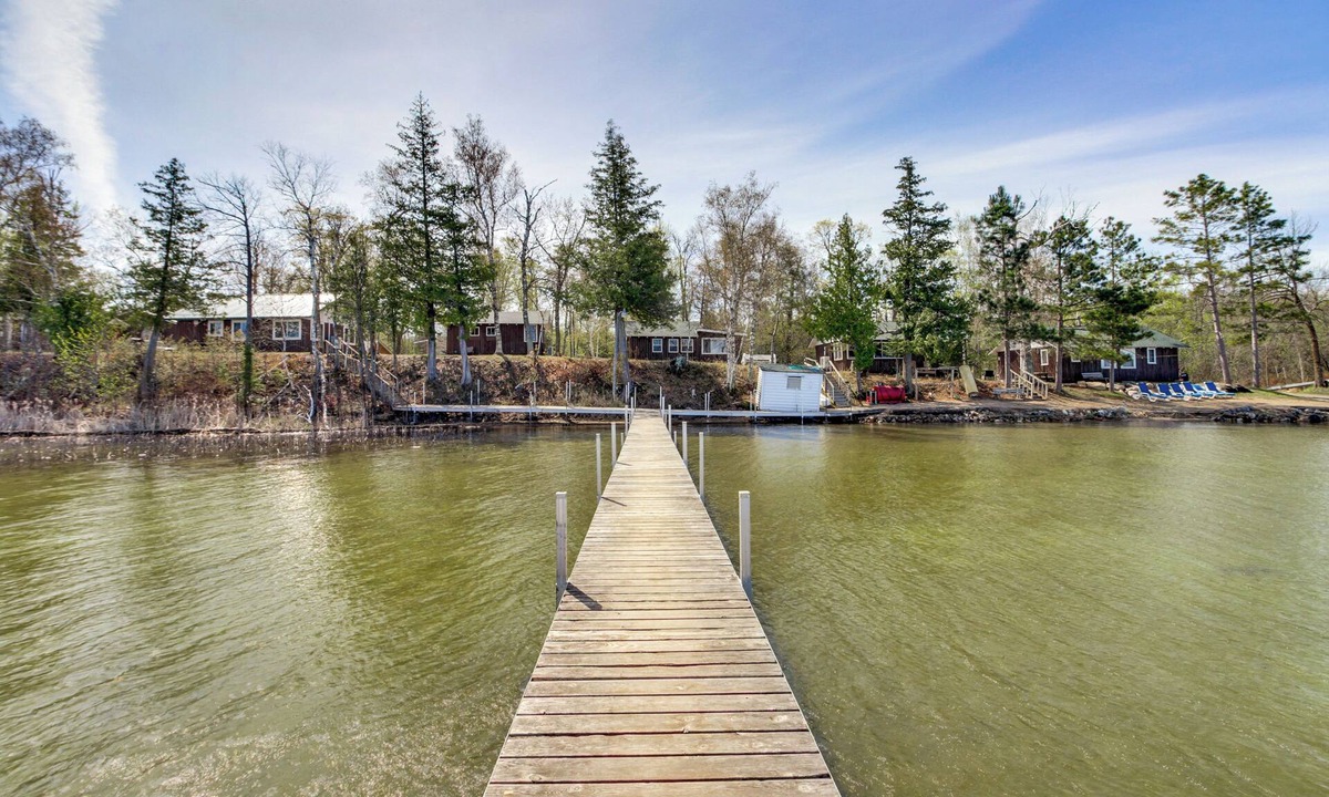 Puposky Cabin | Minnesota Lake Escape! Waterside Resort Cabin
