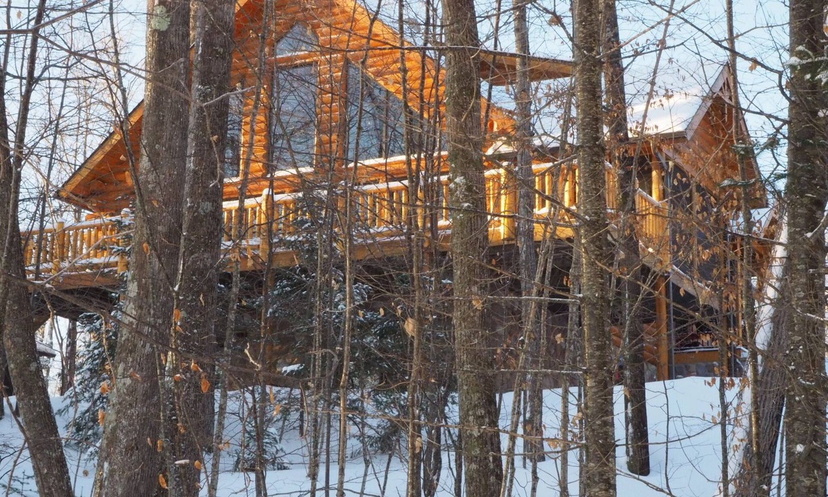 Hayward Cabin | Modern Log House-Nelson Lake Hayward, WI