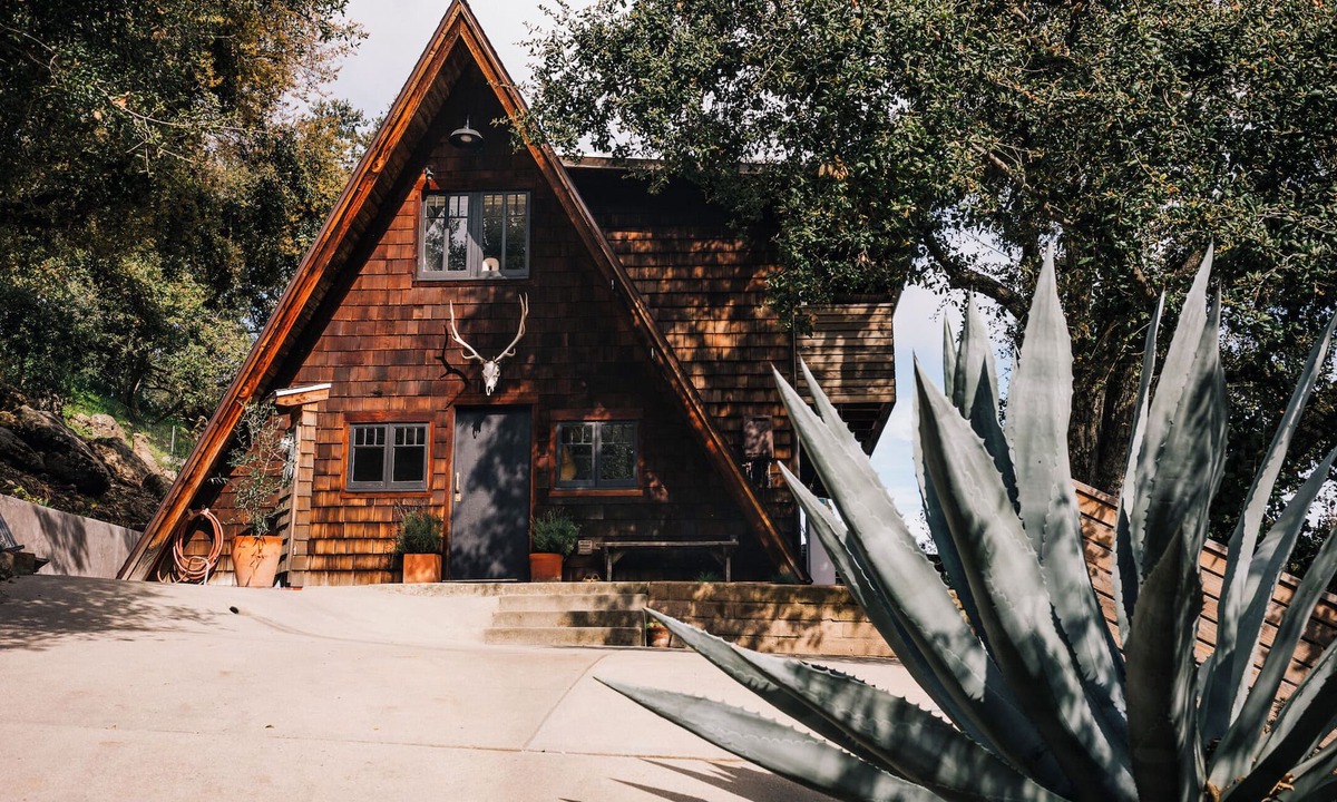 Santa Barbara Ski Chalet | Modern Mountain A-Frame with Ocean + Island Views