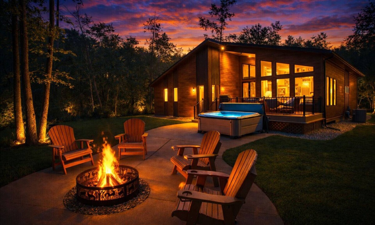 Nekoosa House | Modern Pines | Hot Tub · Theater · Arcades · Luxe