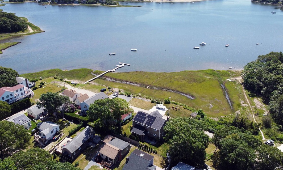 Wareham House | Ocean views from front porch and rear patio, walking distance to Agawam Beach.