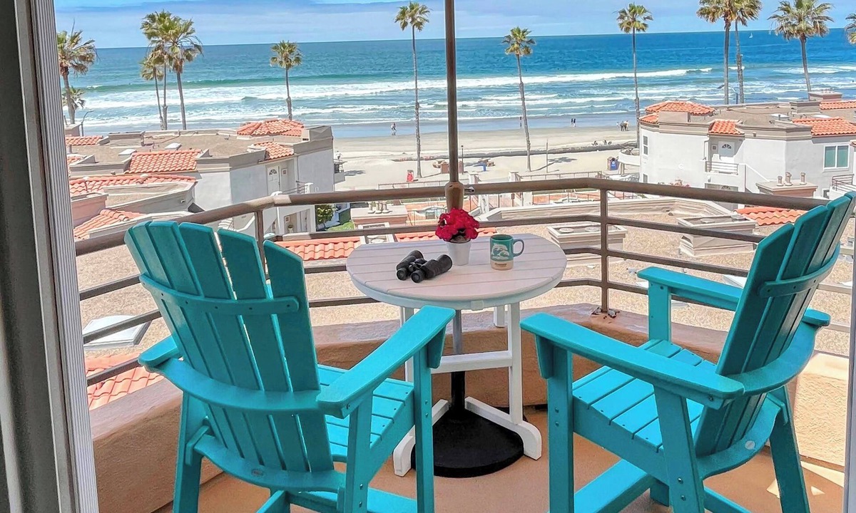 Townsite Condo | OCEANSIDE OASIS: Beach Front - Breathtaking Ocean, Pier, Strand, & Sunset Views