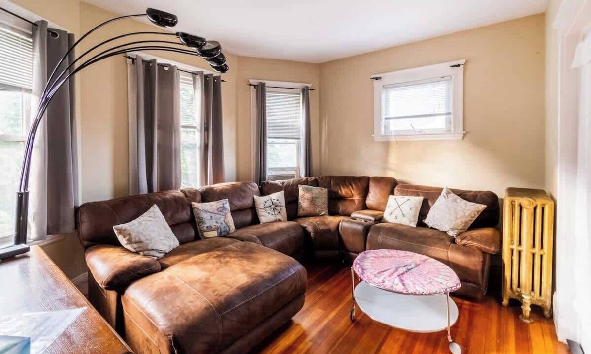 Brookline Apartment | Peaceful 3BR w/Porches, Wi-Fi, Near Hospitals