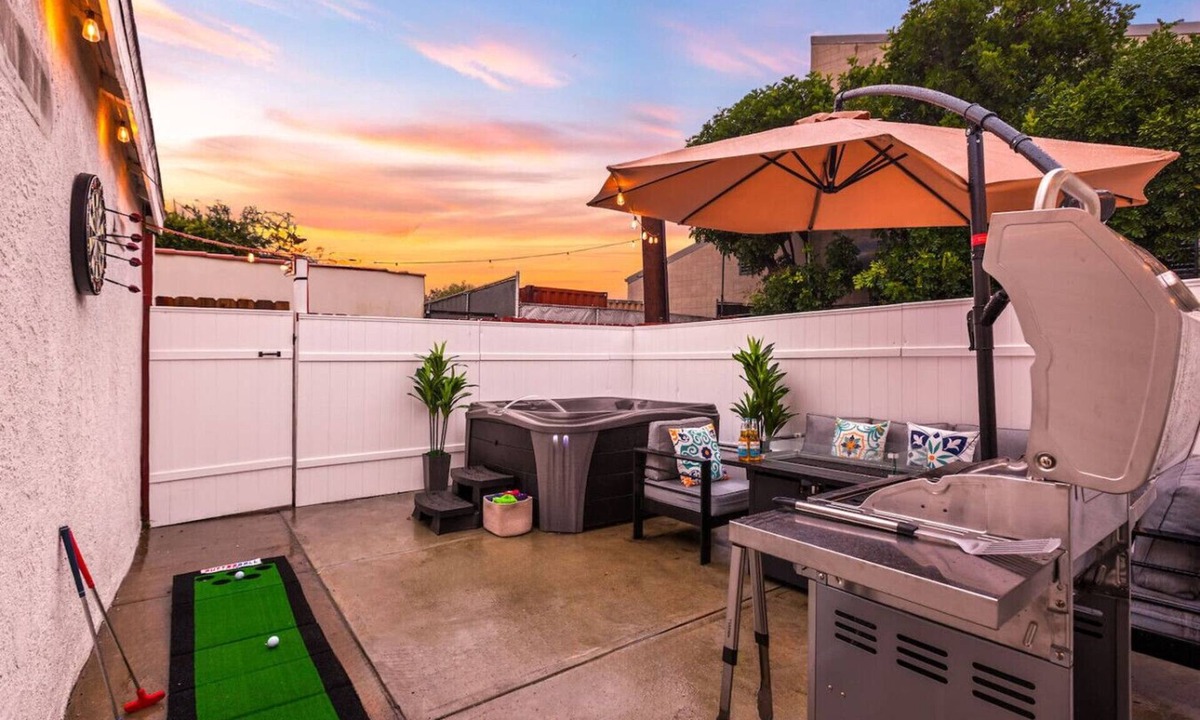 Clarkdale House | Private Culver City Stay with Hot Tub, Parking, Grill and fire place
