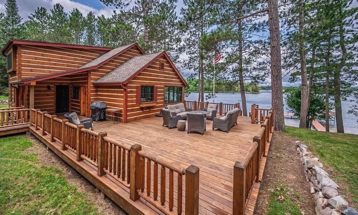 Land O Lakes House | Rare & Private Lake retreat features two separate homes, sandy beach