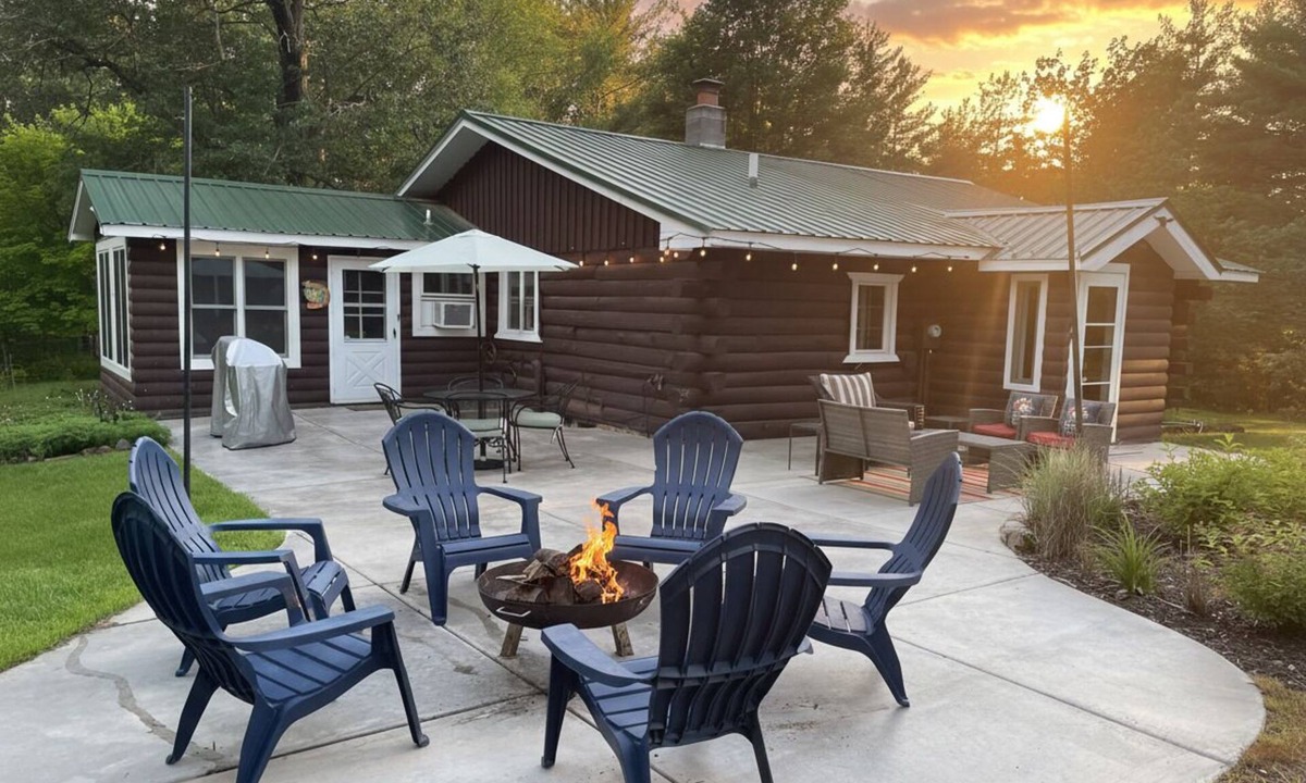 Grantsburg Cabin | Relax and Reconnect in Private Cabin in the Wisconsin Forest. Pet friendly.