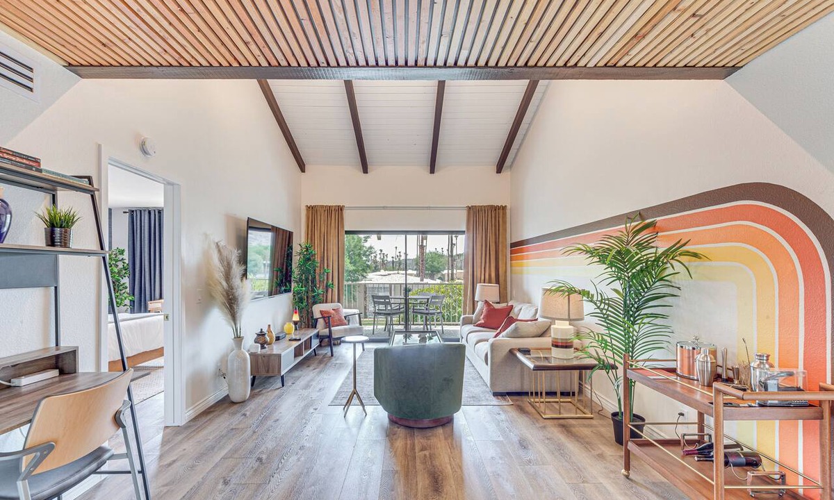 Canyon Corridor Condo | Resort-Style Pools: Vibrant Condo in Palm Springs