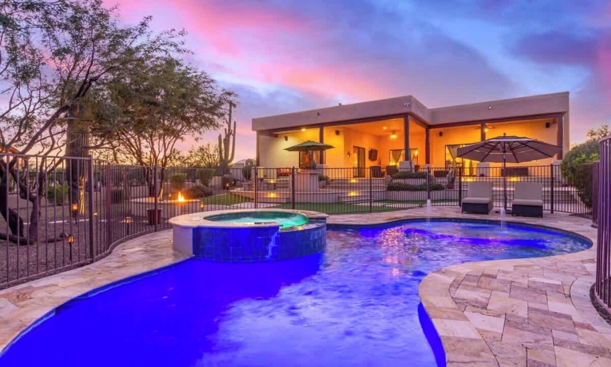 Rio Verde Foothills House | Rio Foothills Desert Estate|Pool, Spa & Game Room