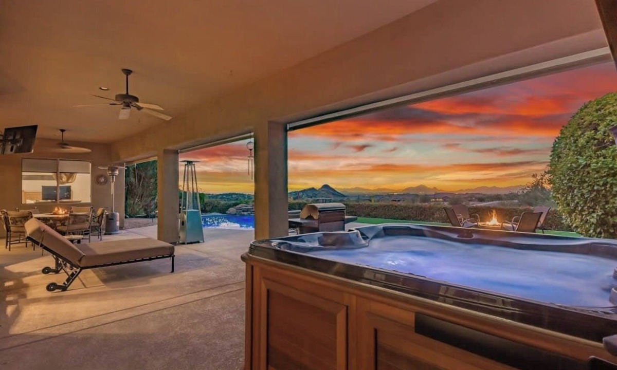 Paloma Paseo House | Scottsdale Sunset Retreat | Patio, Spa & Views