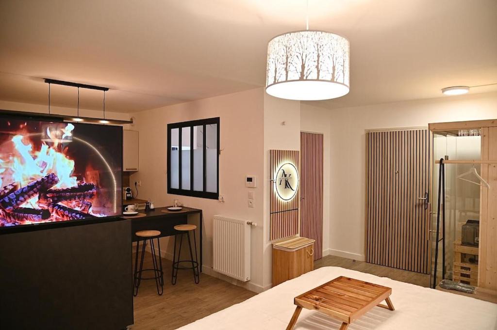 Presles Apartment | Suite and spa jacuzzi sauna proche Paris