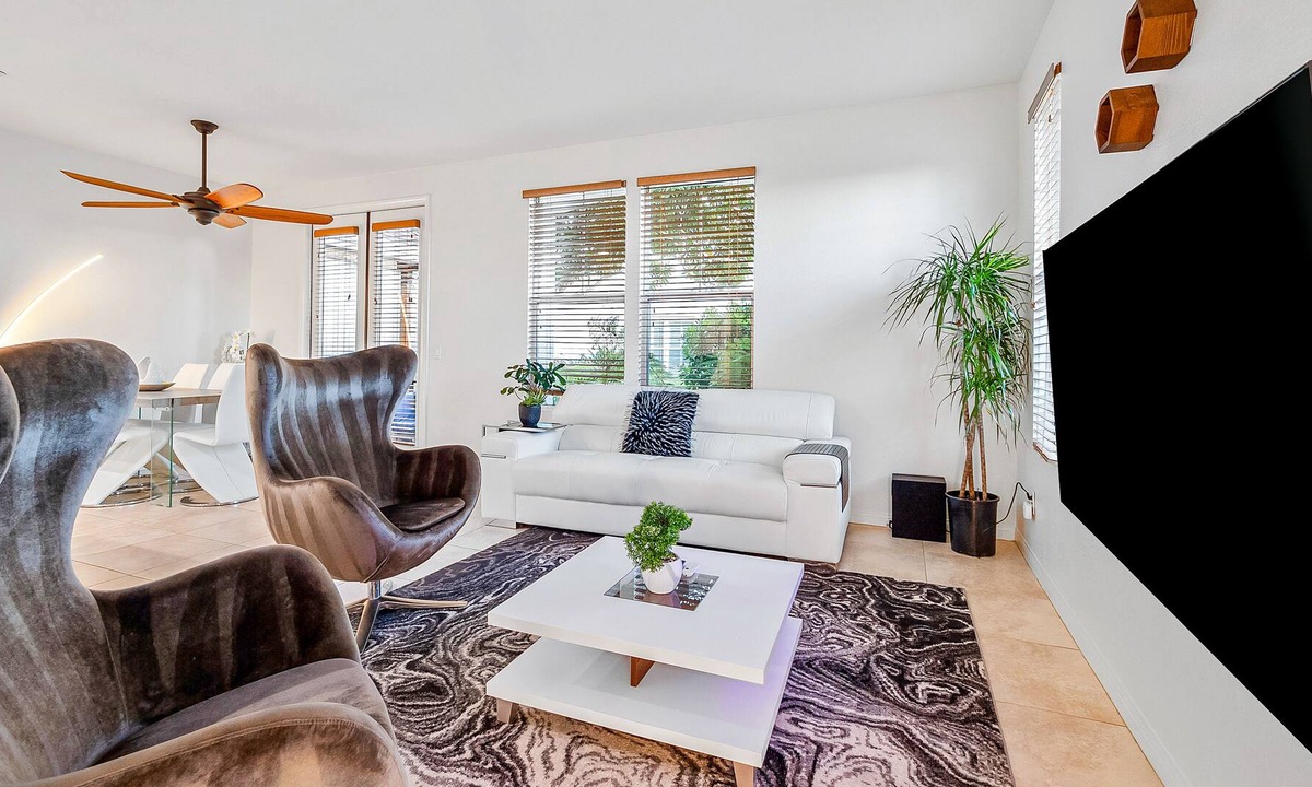 East Side Capistrano House | Sunny dog-friendly townhome with pool, close to beach, fireplace, & washer/dryer