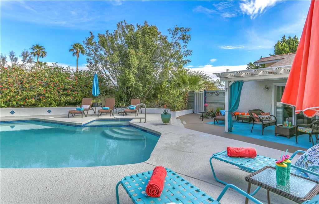 Chino Canyon House | Sunny Times in Palm Springs a completely remodeled pool.