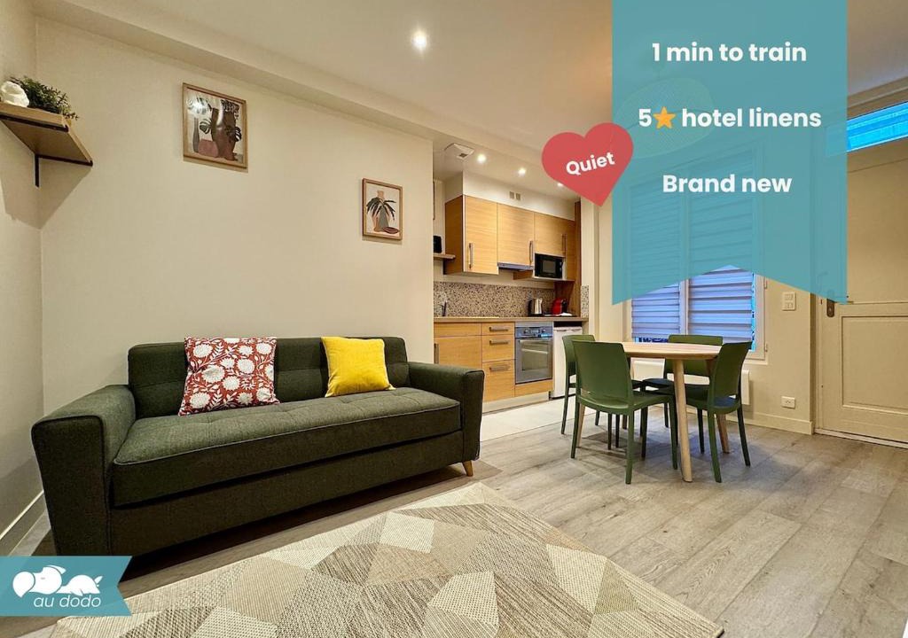 Maisons-Laffitte Apartment | T2 rénové - 4p - 1min RER A - 20min Paris