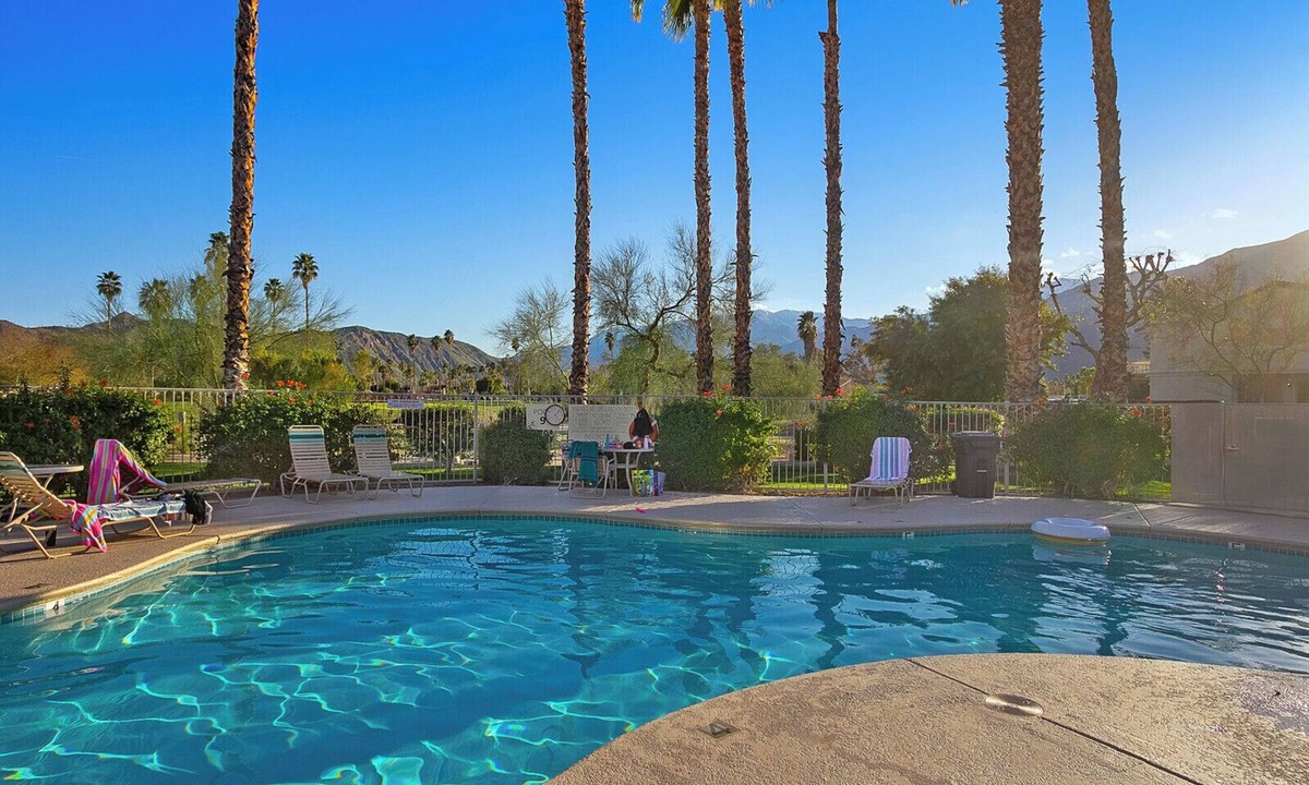 Palm Springs Condo | The 1@ Mesquite-Refreshed 1ST FLR 2BR View Condo!