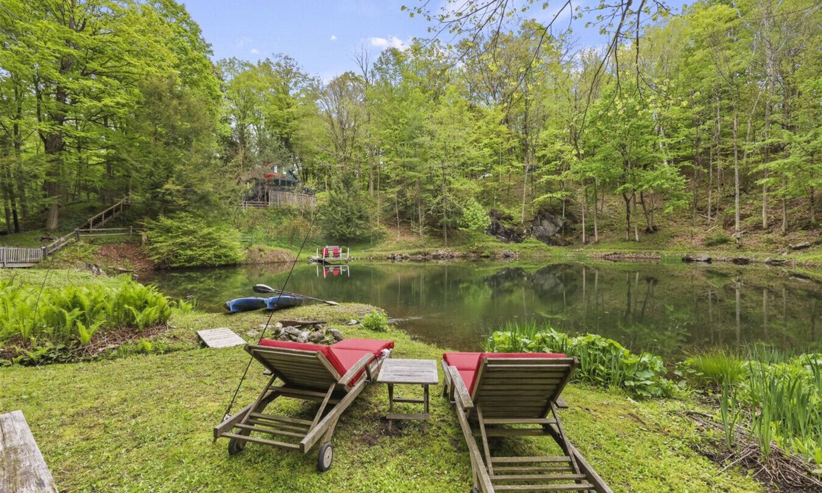 Lenox Cabin | Timpani Corners | Private Pond AC