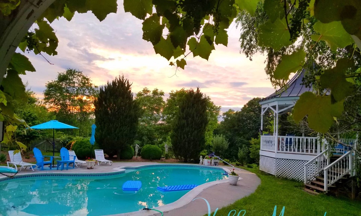 Philomont Bed & Breakfast | Tyrolean Garden Suite w/pool/private entrance n patio