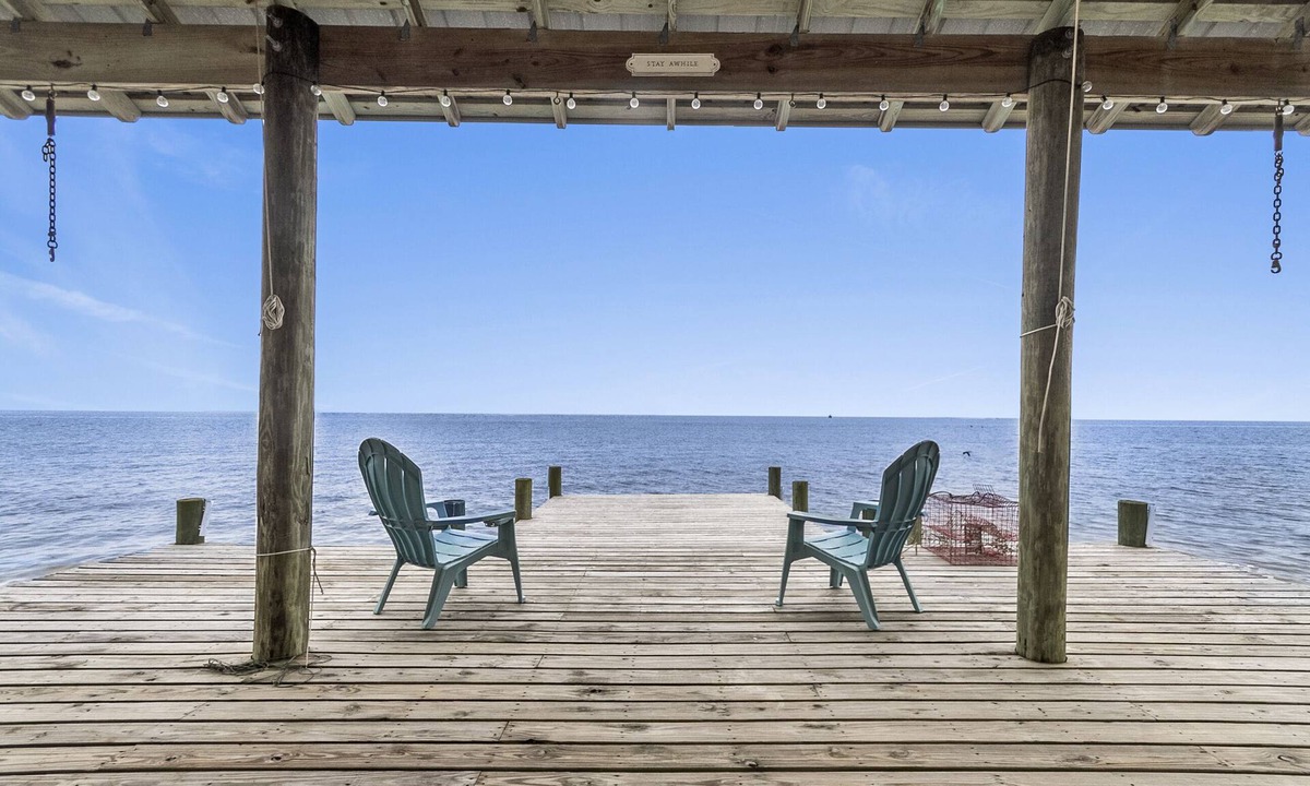 Fairhope House | Waterfront Bay View Retreat High Tide Fairhope - Private Pier/Screened Porch