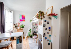 Cosy studio in BELLEVILLE