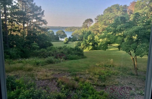 Sandwich House | 13 Great Hill- Lakefront Haven: Private Beach, Dock, Firepit, Pet-Friendly